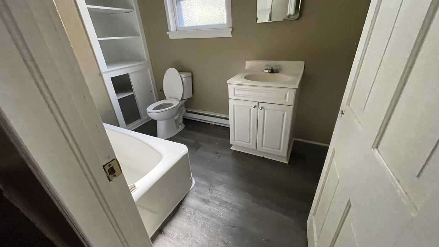 Rental home bathroom interior